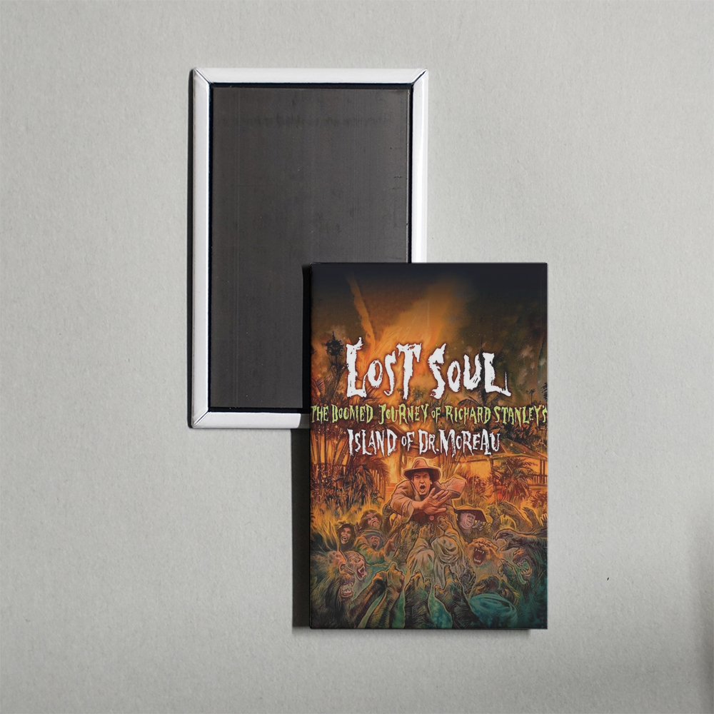Lost Soul The Doomed Journey of Richard Stanley's Island of Dr. Moreau Mini Movie Fridge Magnet