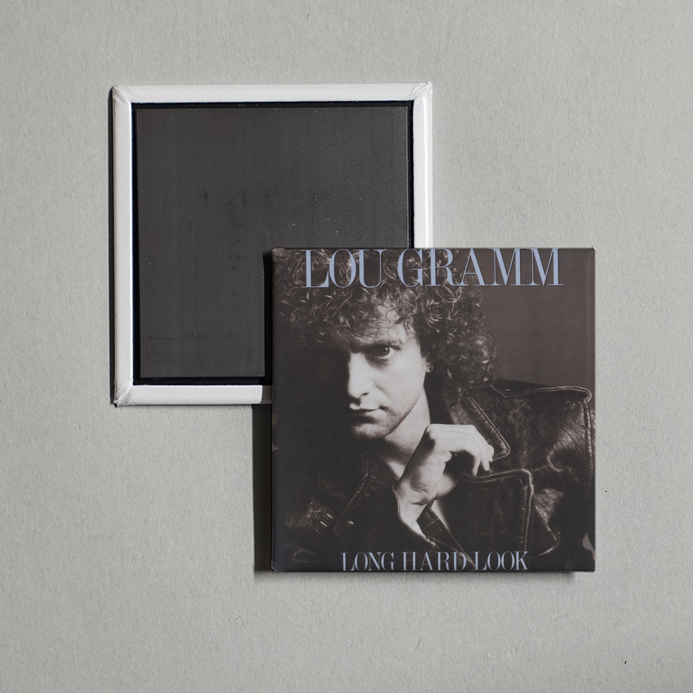 Lou Gramm - Long Hard Look Album Cover Fridge Magnet