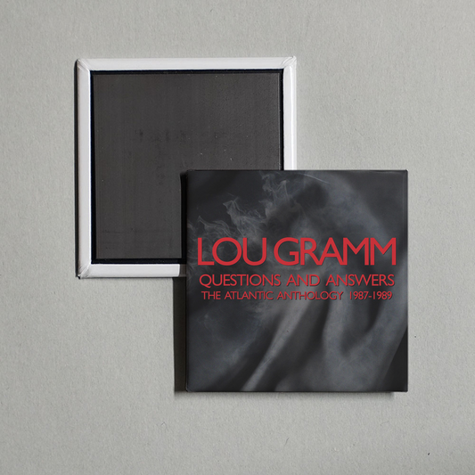 Lou Gramm - Questions and Answers The Atlantic Anthology 1987-1989 Album Cover Fridge Magnet