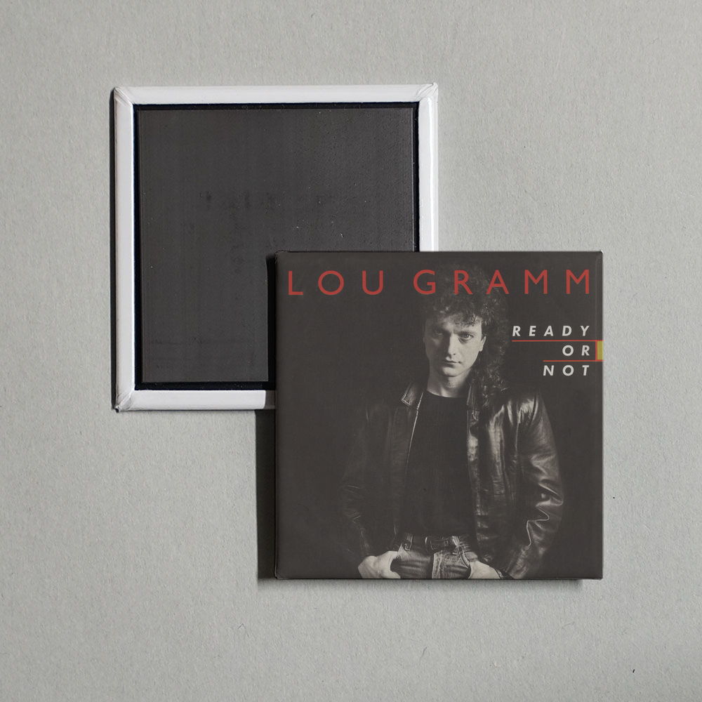 Lou Gramm - Ready Or Not  Lover Come Back [Digital 45] Album Cover Fridge Magnet