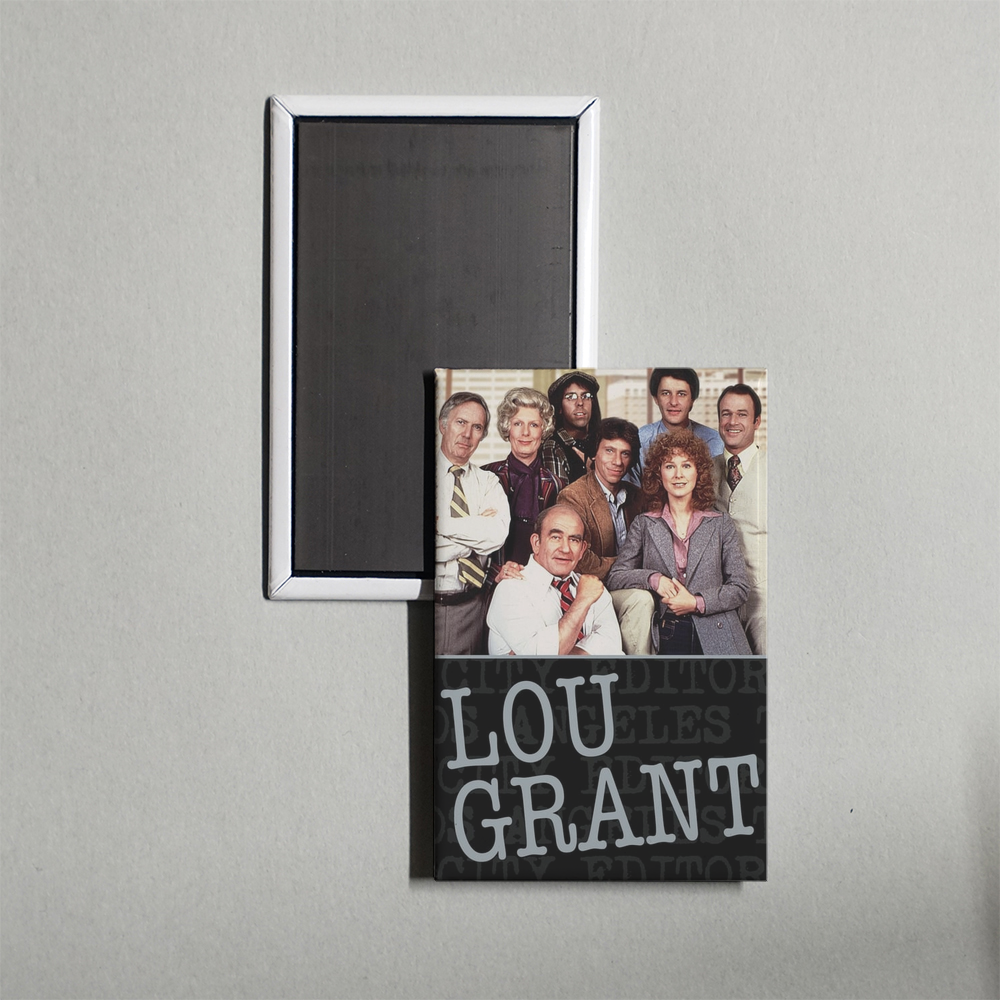 Lou Grant TV Show Fridge Magnet