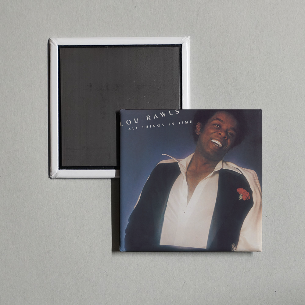 Lou Rawls - All Things In Time Album Cover Fridge Magnet