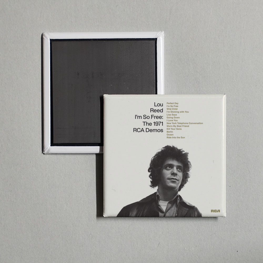 Lou Reed - I'm So Free The 1971 RCA Demos Album Cover Fridge Magnet