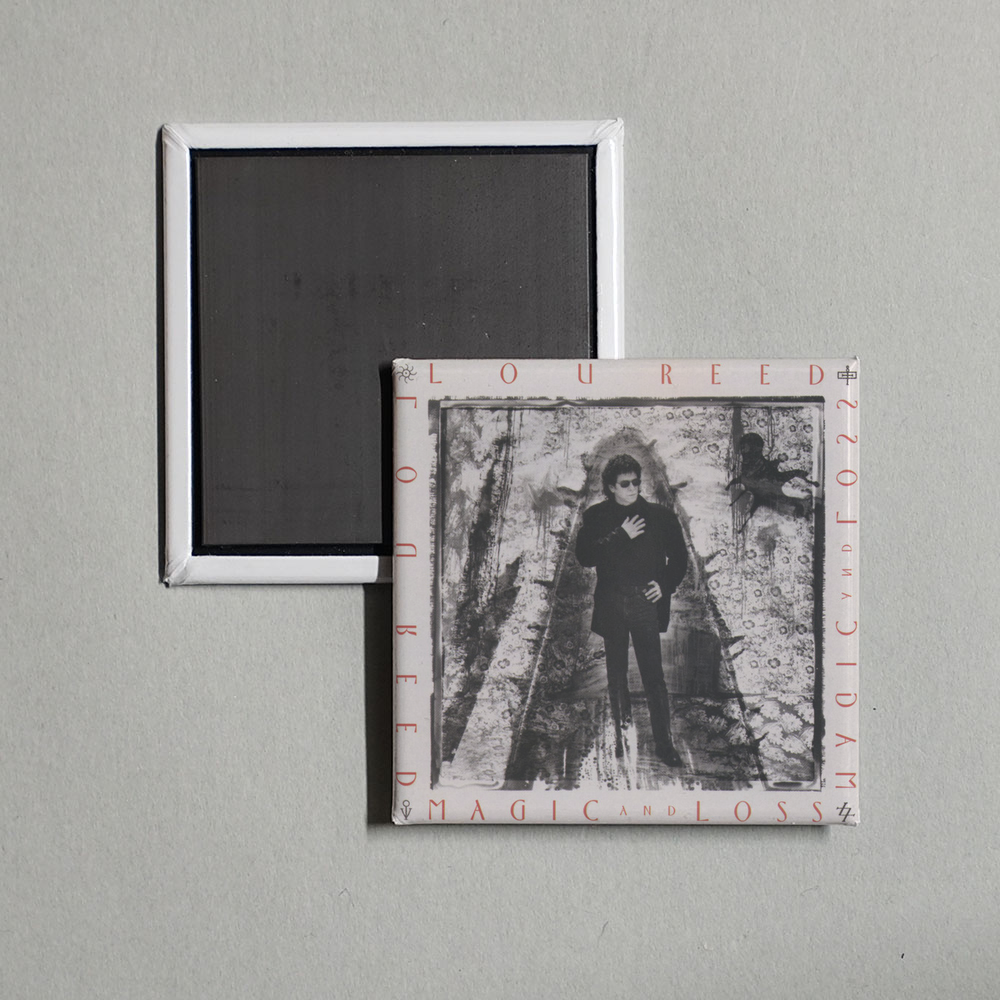 Lou Reed - Magic and Loss Album Cover Fridge Magnet