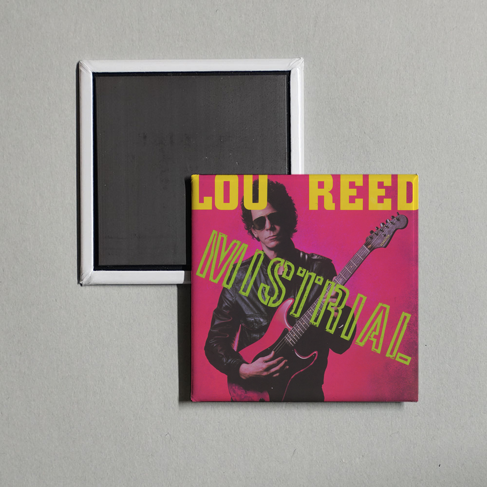 Lou Reed - Mistrial Album Cover Fridge Magnet