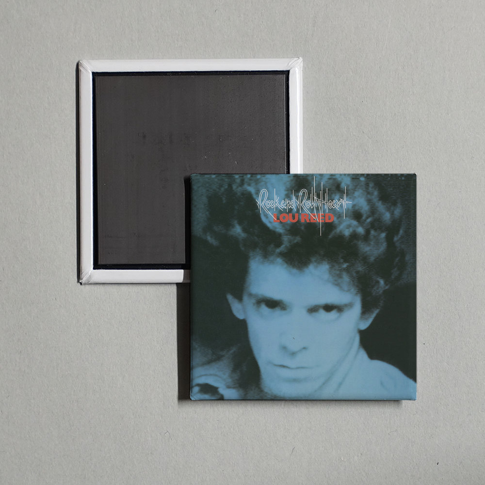 Lou Reed - Rock And Roll Heart Album Cover Fridge Magnet