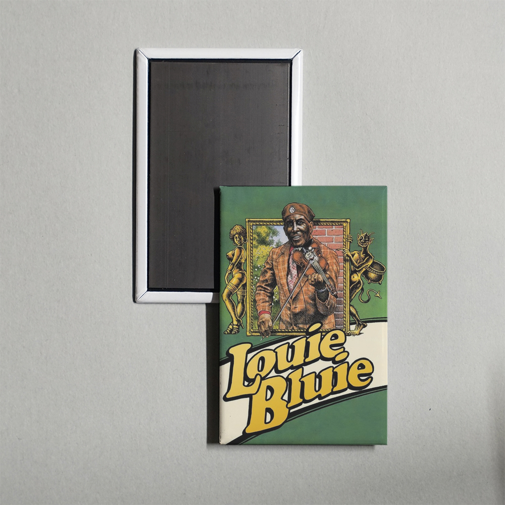 Louie Bluie Mini Movie Fridge Magnet