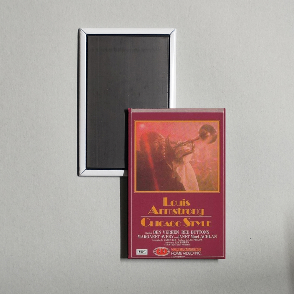 Louis Armstrong - Chicago Style Mini Movie Fridge Magnet