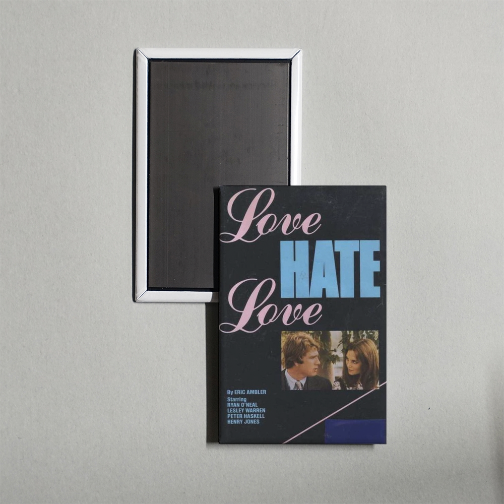 Love Hate Love Mini Movie Fridge Magnet