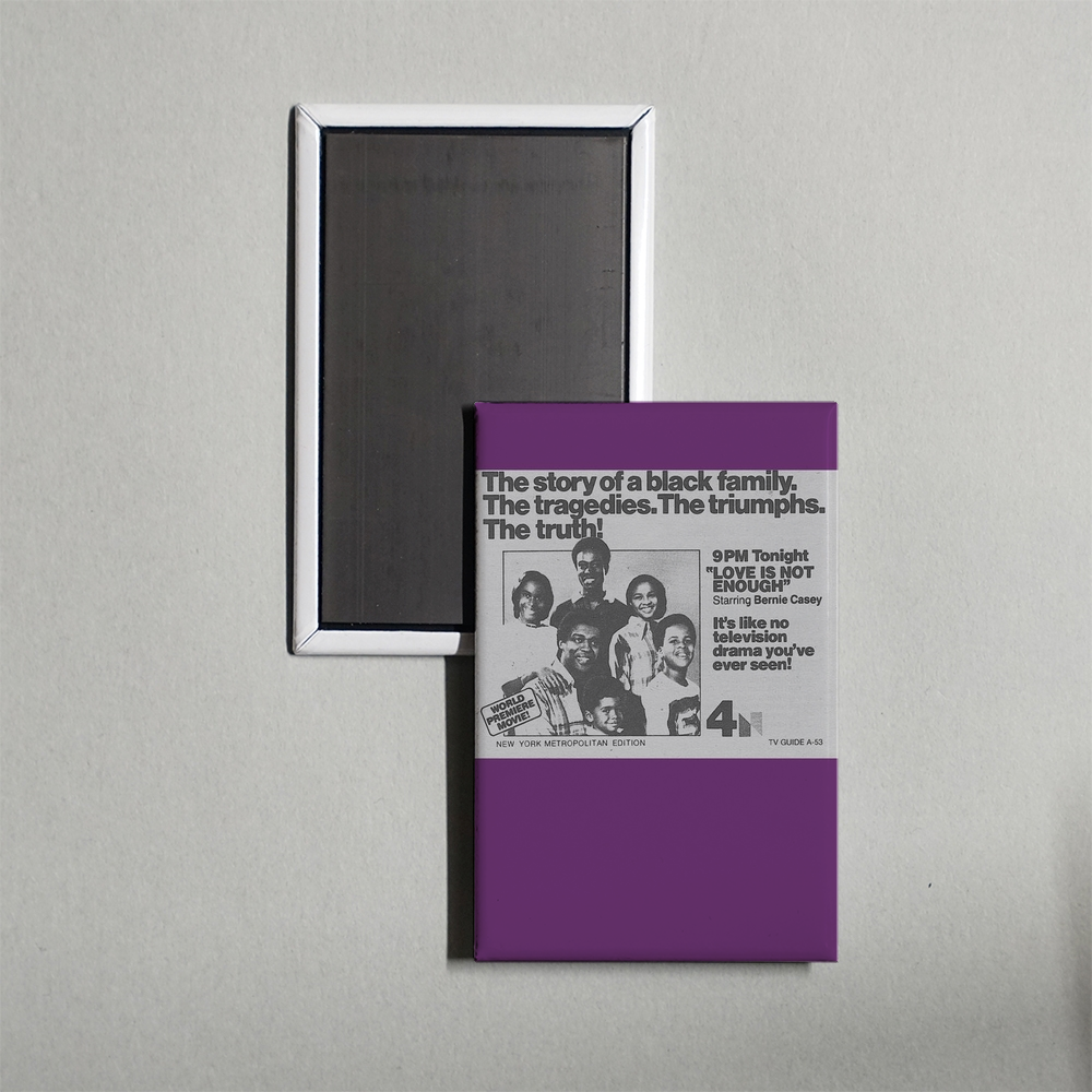 Love Is Not Enough Mini Movie Fridge Magnet