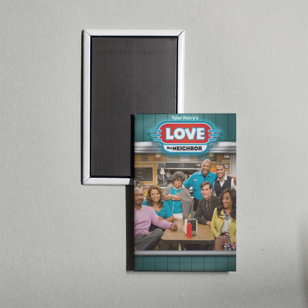 Love Thy Neighbor TV Show Fridge Magnet