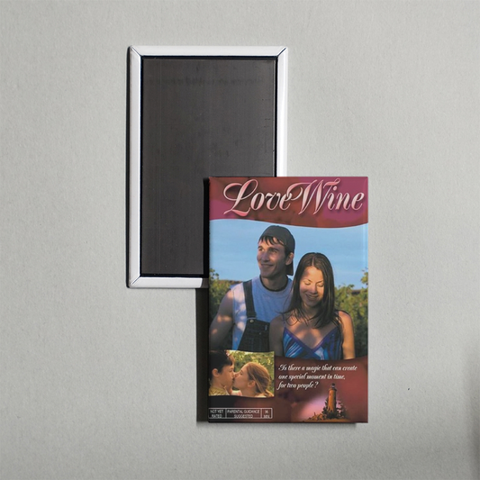 Love Wine Mini Movie Fridge Magnet