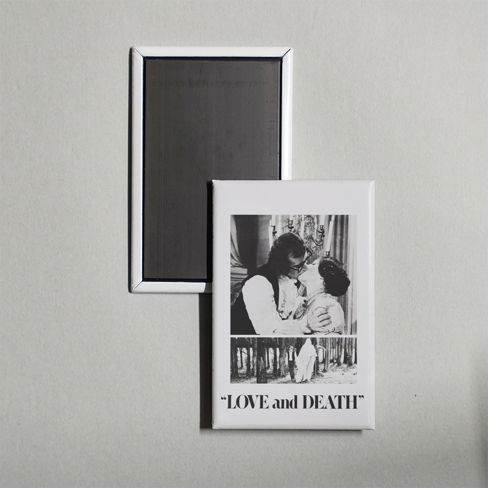 Love and Death Mini Movie Fridge Magnet