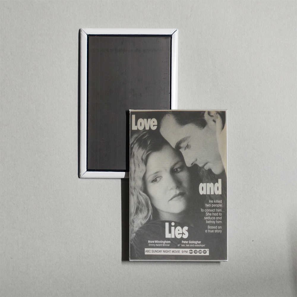 Love and Lies Mini Movie Fridge Magnet