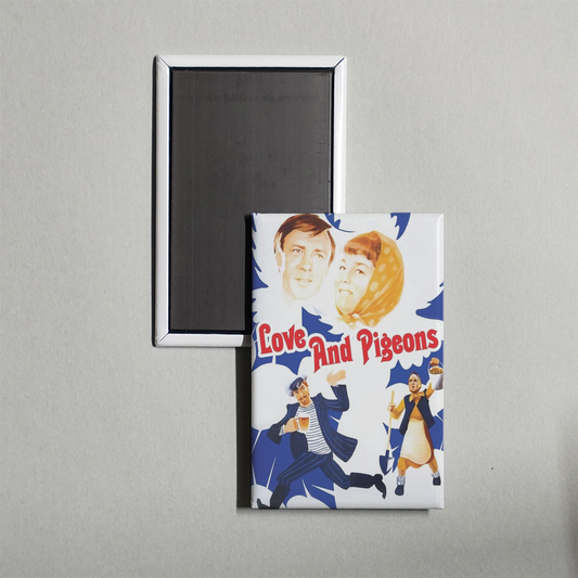 Love and Pigeons Mini Movie Fridge Magnet