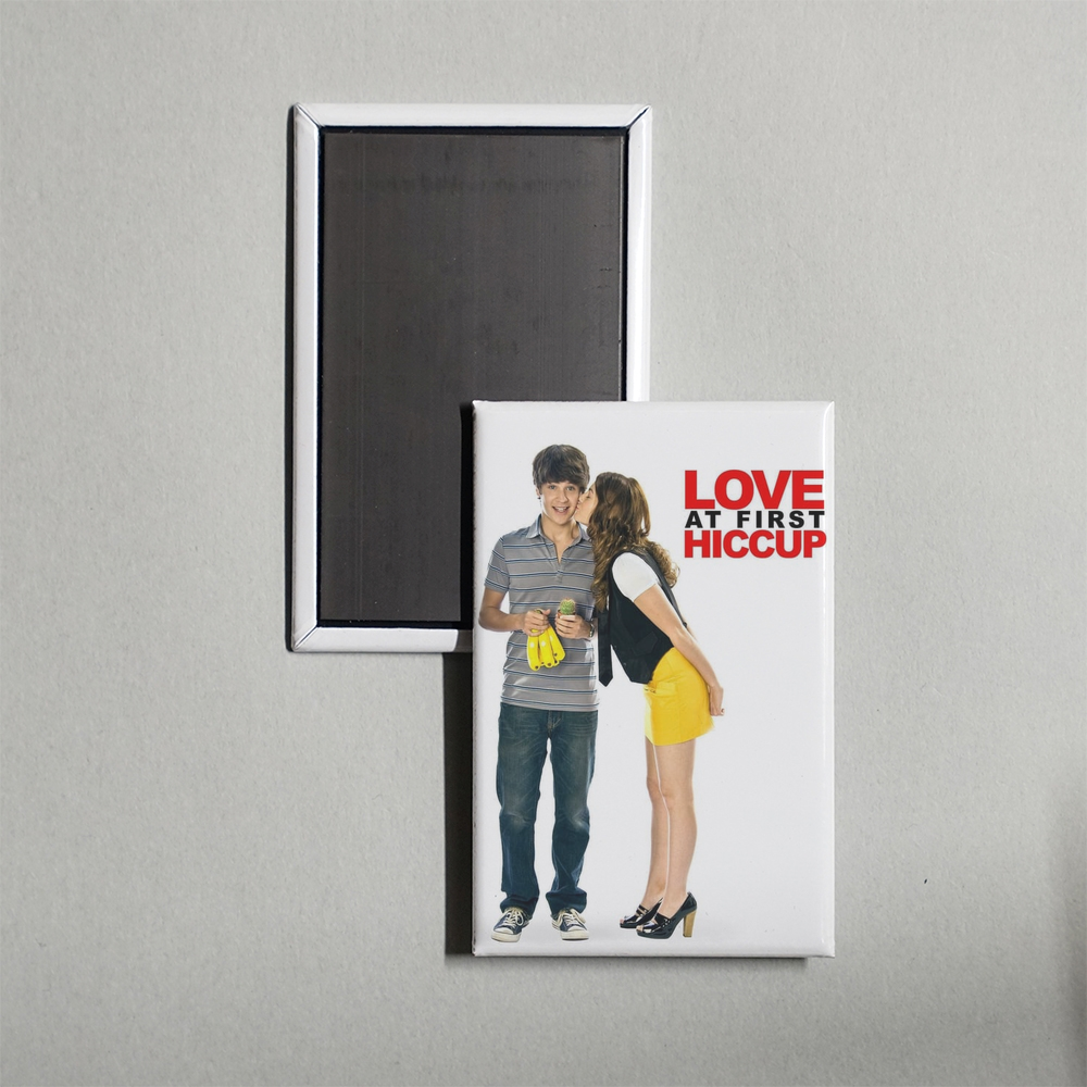 Love at First Hiccup Mini Movie Fridge Magnet