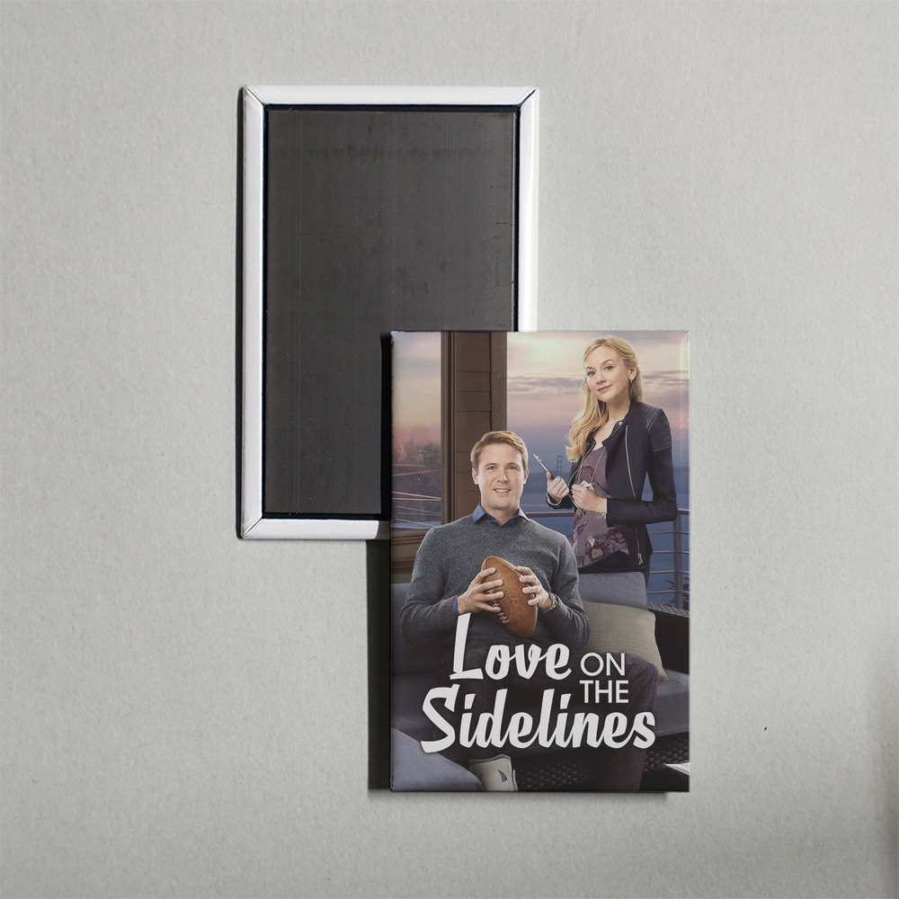 Love on the Sidelines Mini Movie Fridge Magnet