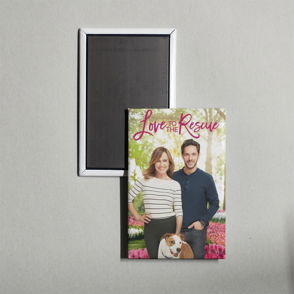 Love to the Rescue Mini Movie Fridge Magnet