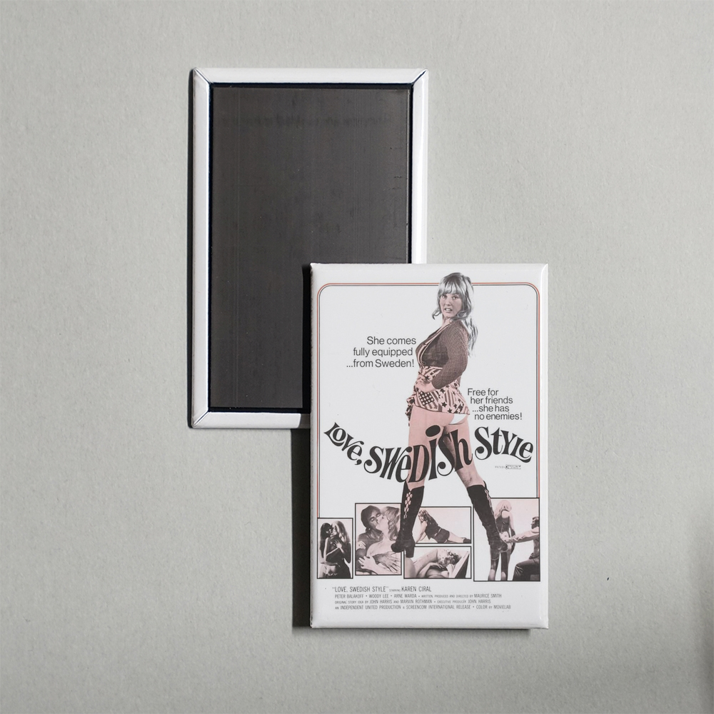 Love, Swedish Style Mini Movie Fridge Magnet