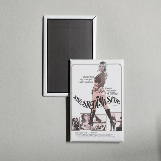 Love, Swedish Style Mini Movie Fridge Magnet