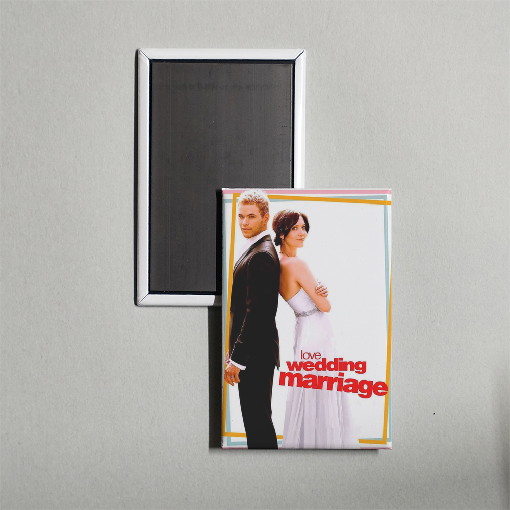 Love, Wedding, Marriage Mini Movie Fridge Magnet