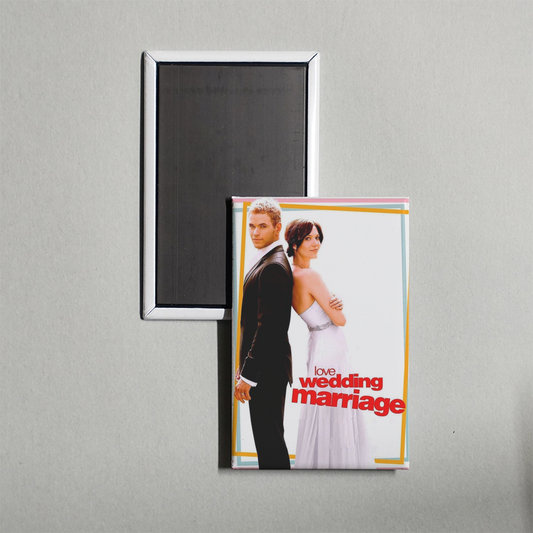 Love, Wedding, Marriage Mini Movie Fridge Magnet