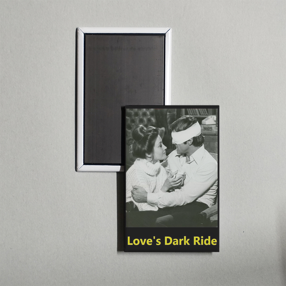 Loveâ€™s Dark Ride Mini Movie Fridge Magnet