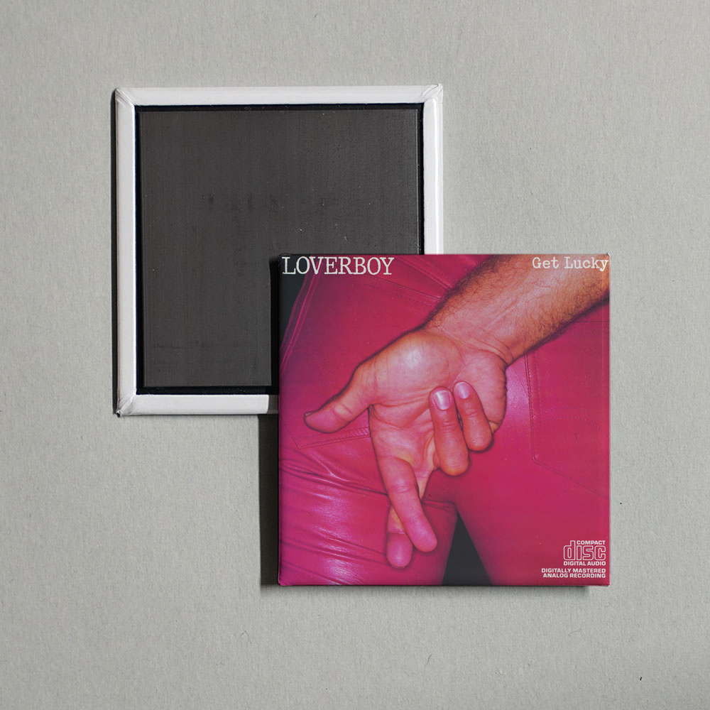 Loverboy - Get Lucky Album Cover Fridge Magnet