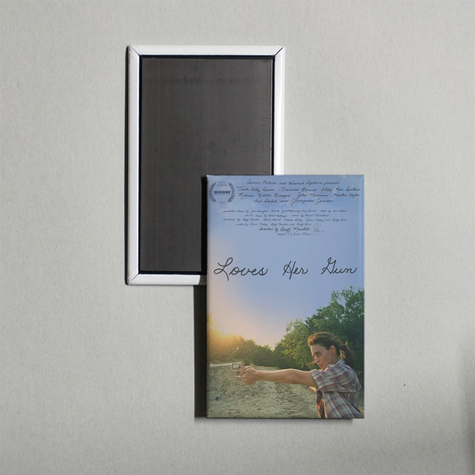 Loves Her Gun Mini Movie Fridge Magnet