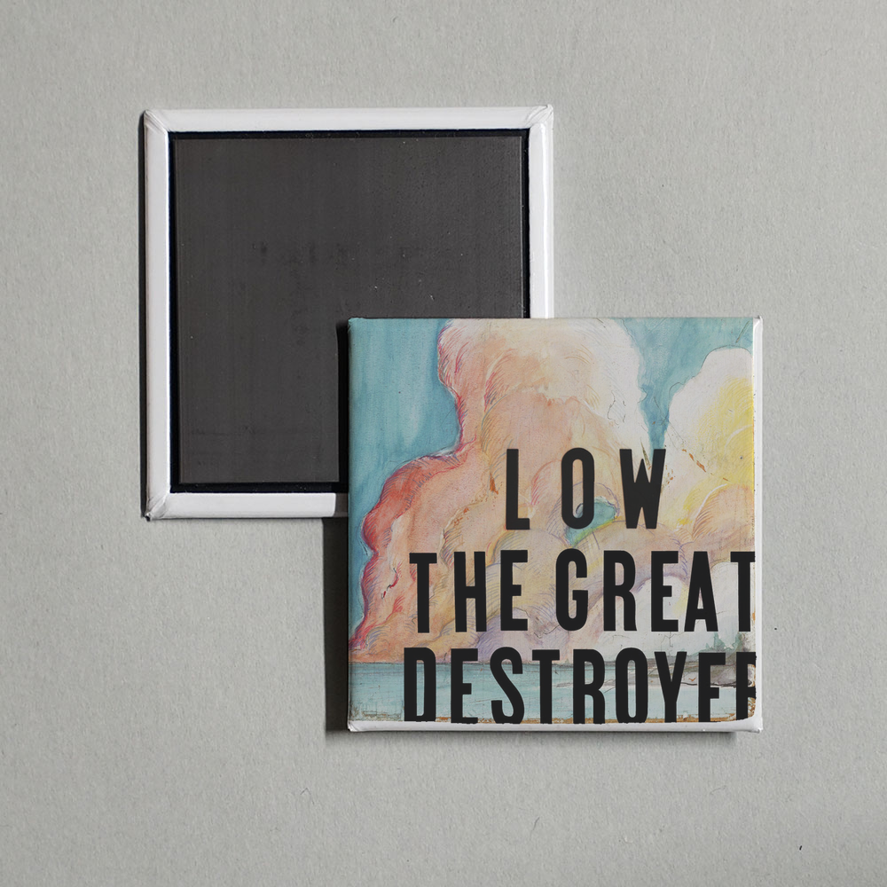 Low - The Great Destroyer Album Cover Fridge Magnet