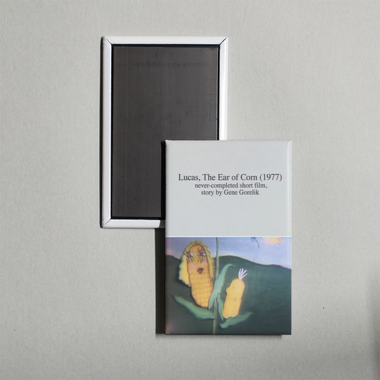 Lucas, the Ear of Corn Mini Movie Fridge Magnet