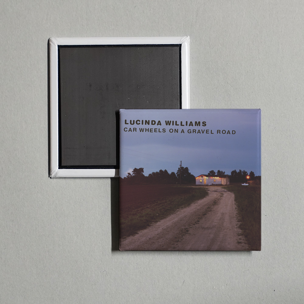 Lucinda Williams - Car Wheels On A Gravel Road Album Cover Fridge Magnet