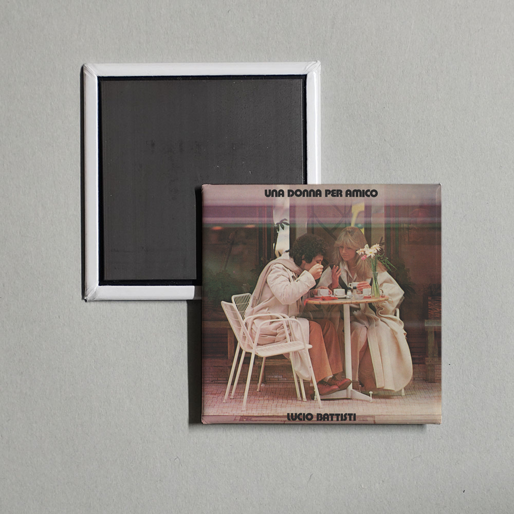 Lucio Battisti - Una donna per amico Album Cover Fridge Magnet