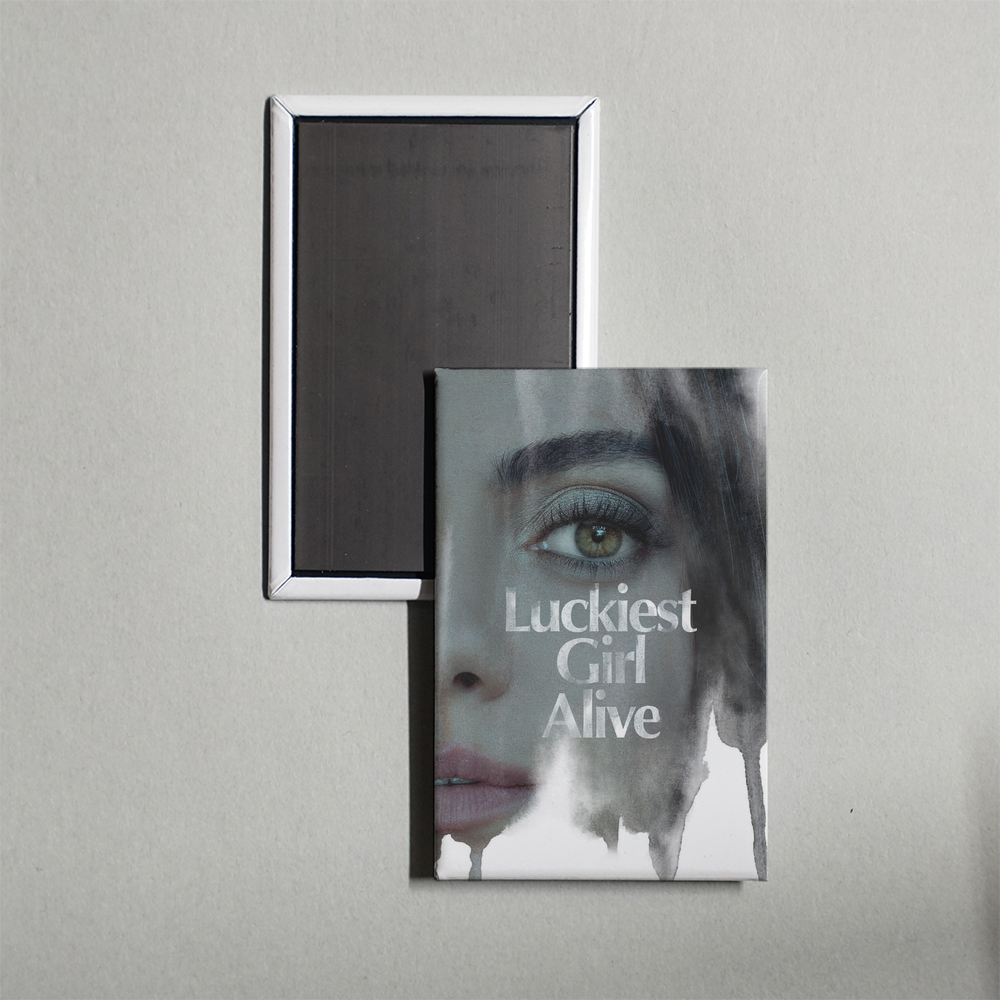 Luckiest Girl Alive Mini Movie Fridge Magnet