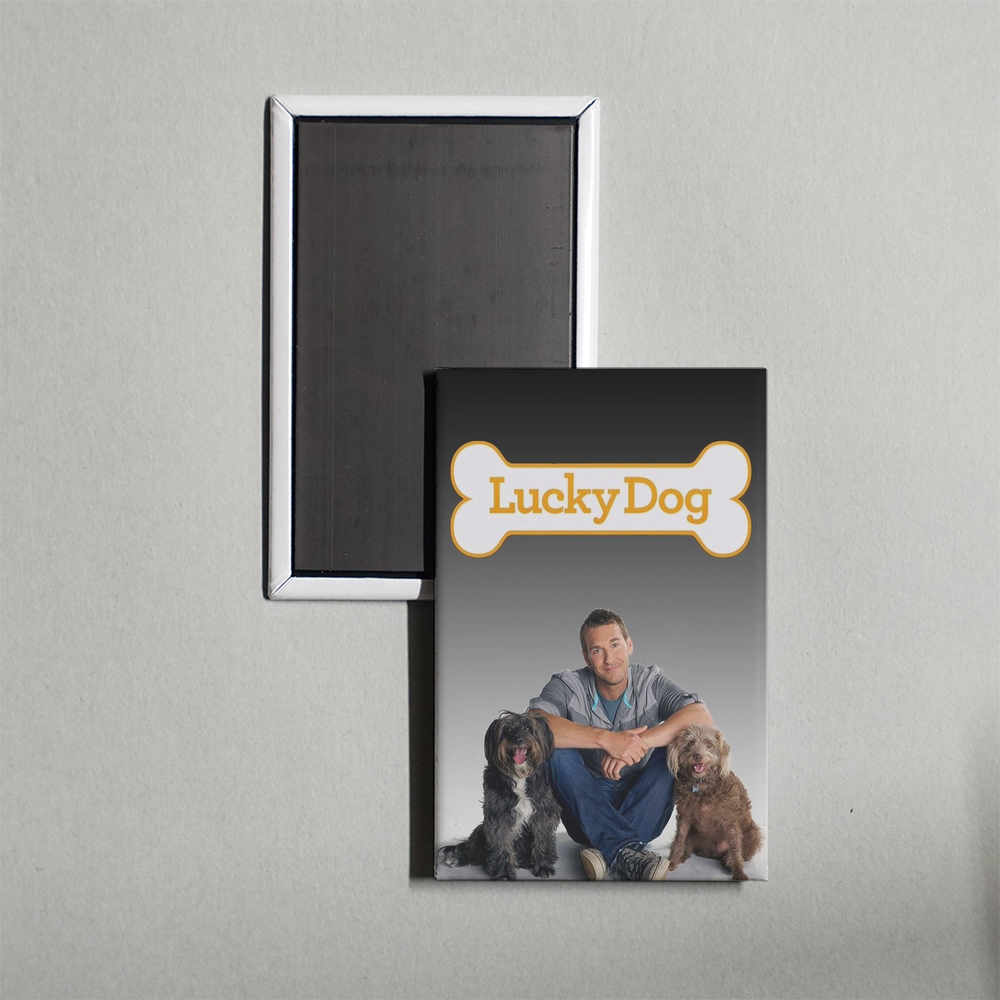 Lucky Dog TV Show Fridge Magnet
