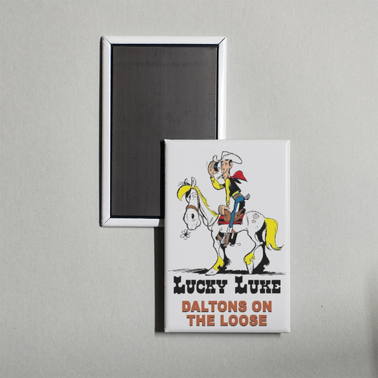 Lucky Luke Daltons on the Loose Mini Movie Fridge Magnet