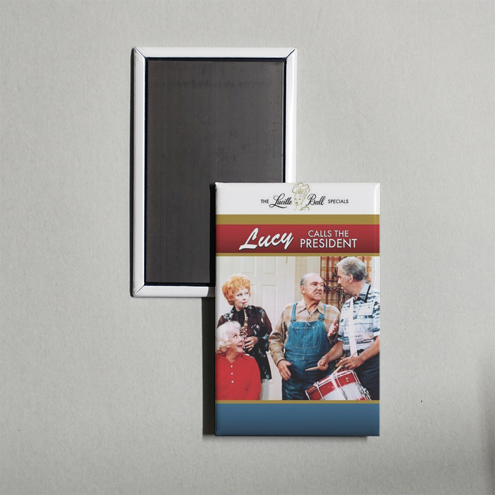 Lucy Calls the President Mini Movie Fridge Magnet