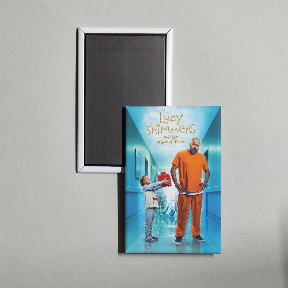 Lucy Shimmers and the Prince of Peace Mini Movie Fridge Magnet