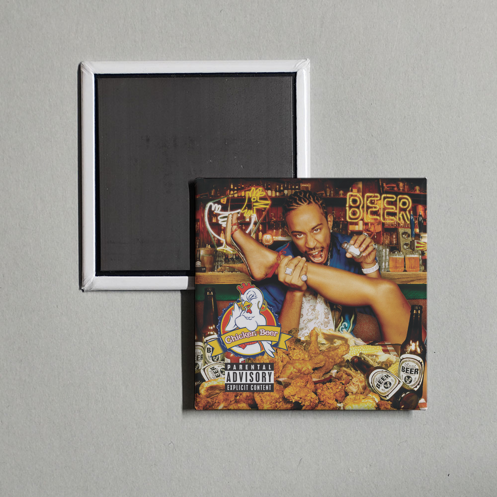 Ludacris - Chicken - N - Beer Album Cover Fridge Magnet