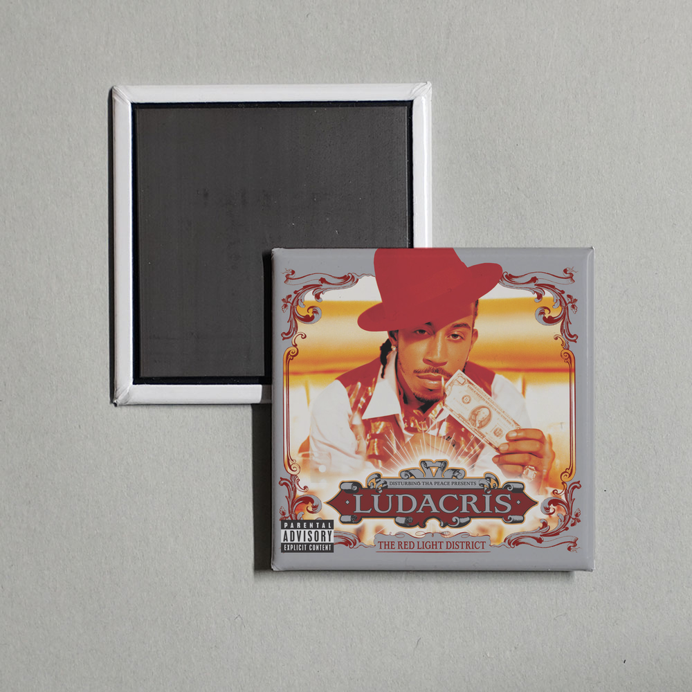 Ludacris - The Red Light District Album Cover Fridge Magnet