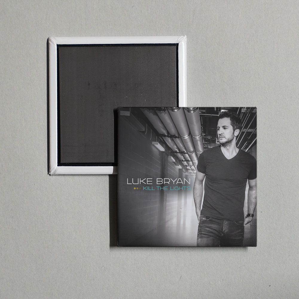 Luke Bryan - Kill The Lights (Deluxe) Album Cover Fridge Magnet