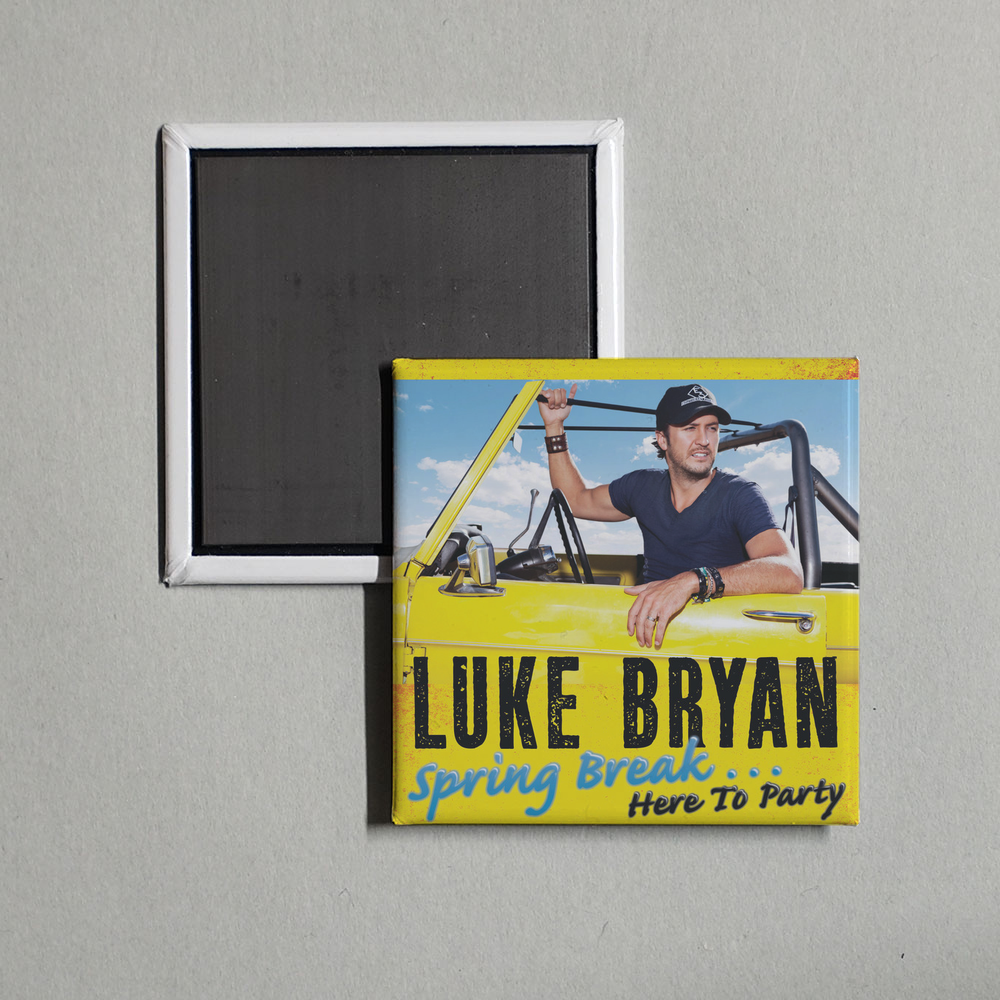 Luke Bryan - Spring Break...Here To Party Album Cover Fridge Magnet