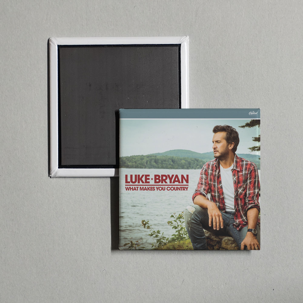 Luke Bryan - What Makes You Country Album Cover Fridge Magnet