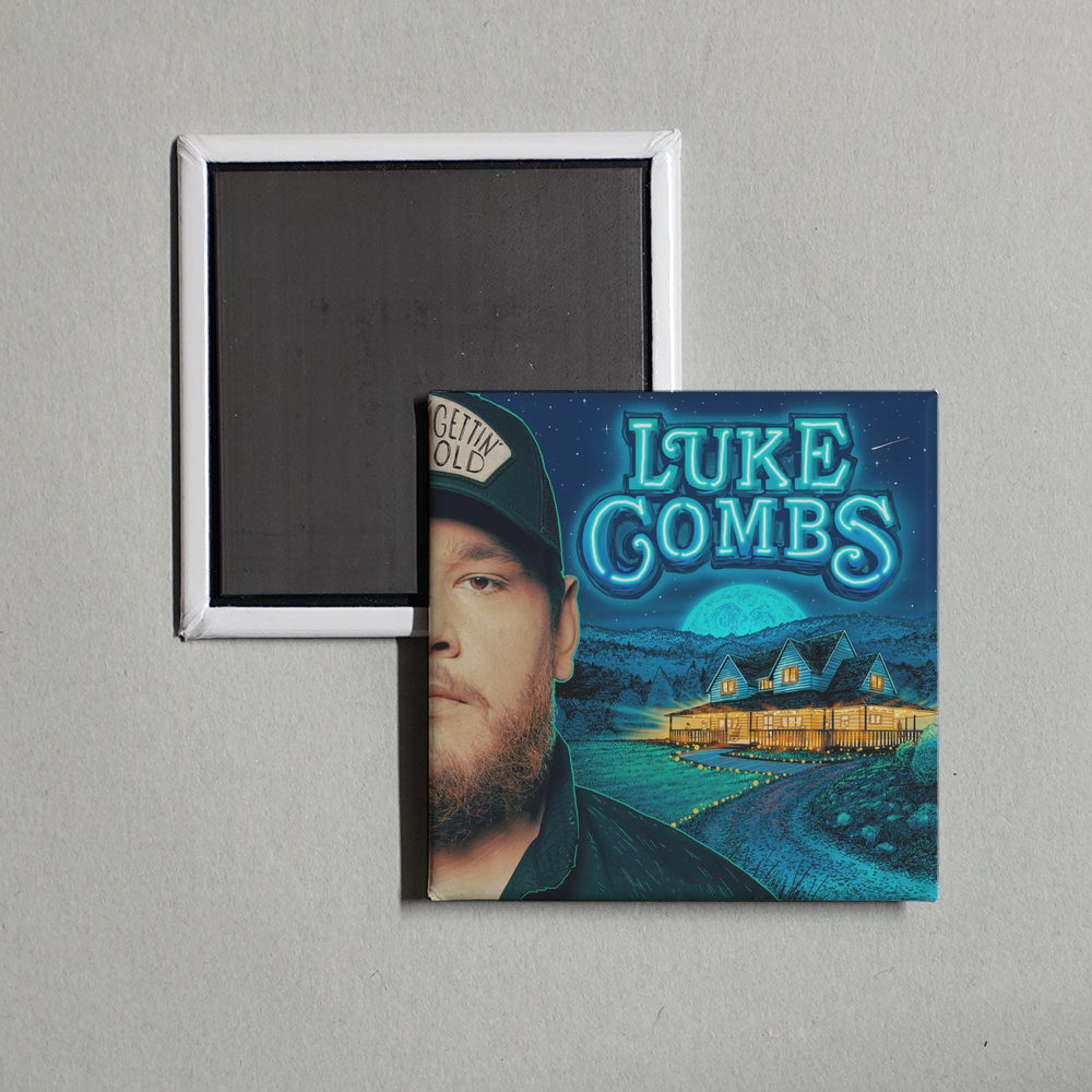 Luke Combs - Gettin' Old Album Cover Fridge Magnet