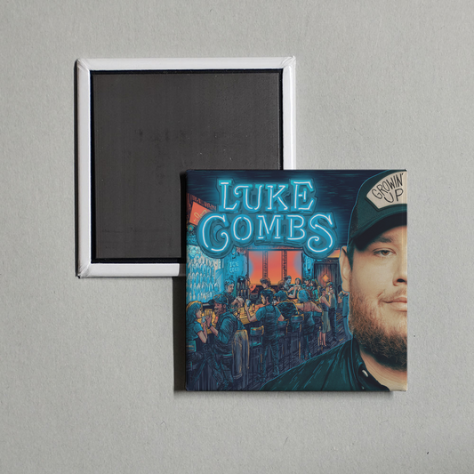 Luke Combs - Growin' Up Album Cover Fridge Magnet