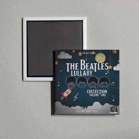 Lullaby Baby Geek - The Beatles Lullaby Collection, Vol. 1 (Lullaby Version) Album Cover Fridge Magnet