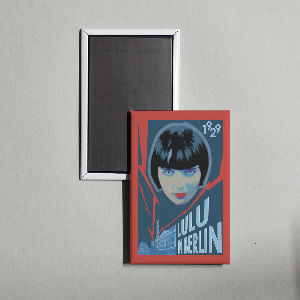 Lulu in Berlin Mini Movie Fridge Magnet