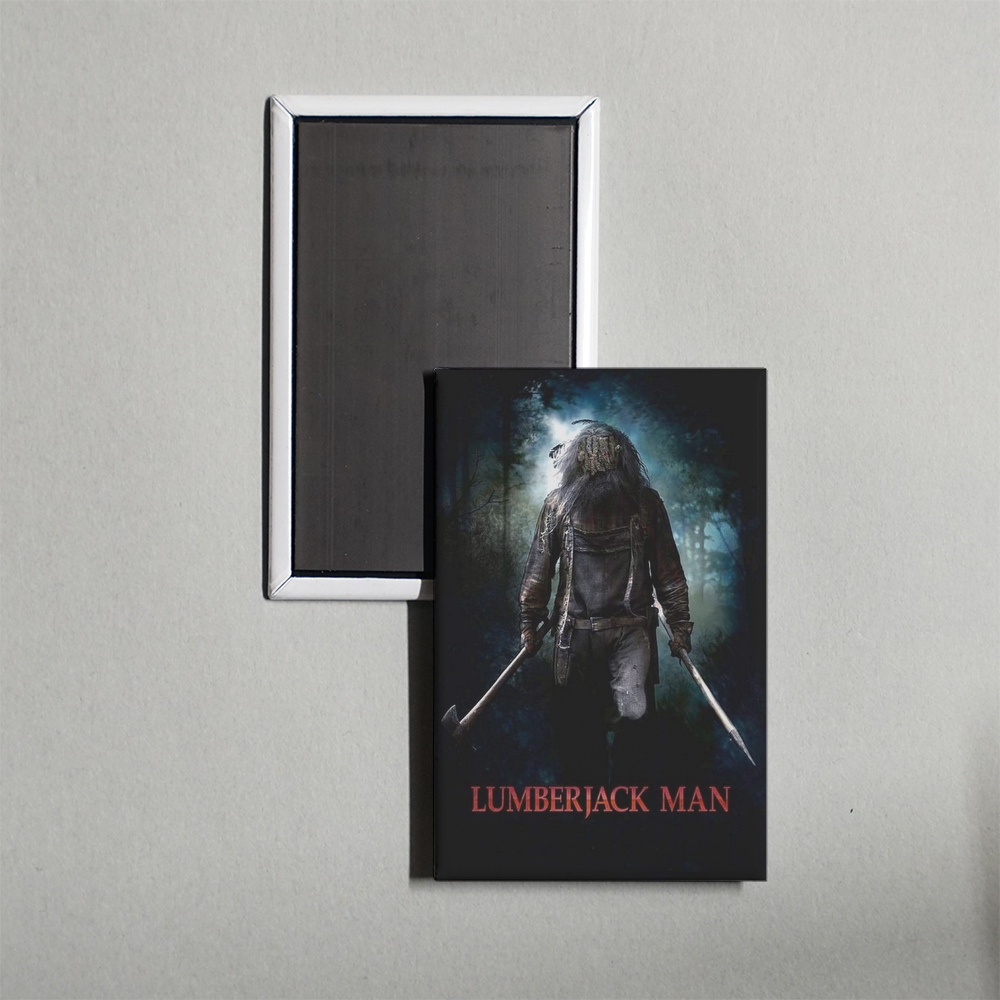 Lumberjack Man Mini Movie Fridge Magnet
