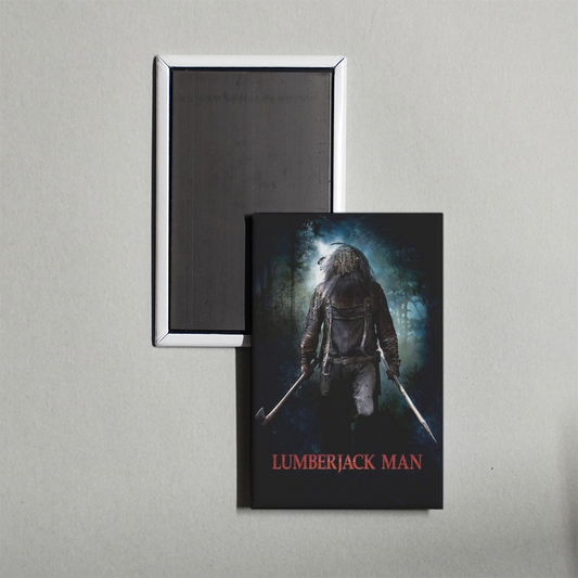 Lumberjack Man Mini Movie Fridge Magnet