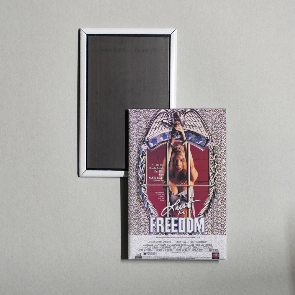Lust for Freedom Mini Movie Fridge Magnet